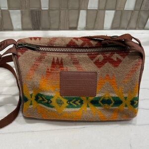 Pendleton Multicolor Wool Crossbody Bag